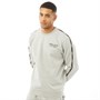 Henleys Mens Annsbury Crew Neck Sweatshirt Athletic Grey Marl