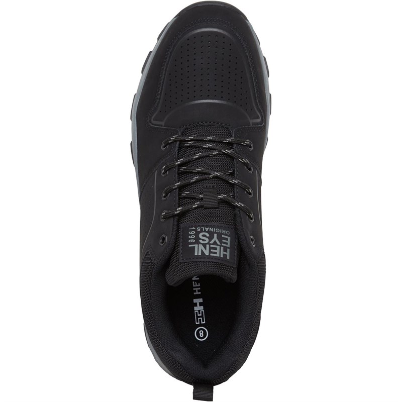 Henleys Mens Cancelo Trainers Black