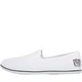 Henleys Heren Bevan Canvas en gympen Wit
