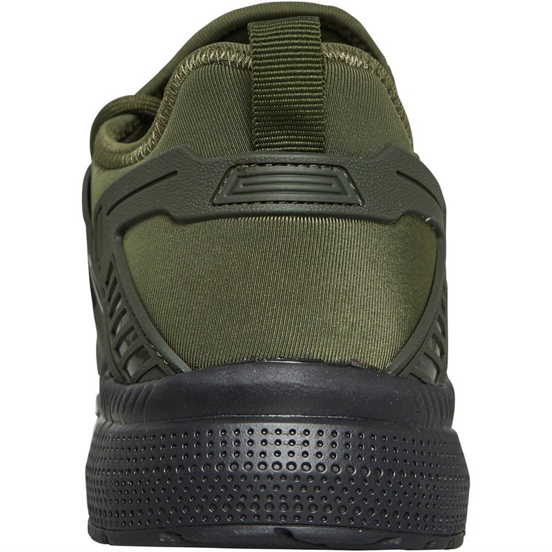 Henleys Mens Salendine Trainers Khaki/Black