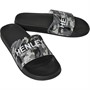 Henleys Mens Amir Slides Grey Camo/Black