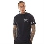 Henleys Mens Henflare T-Shirt Black