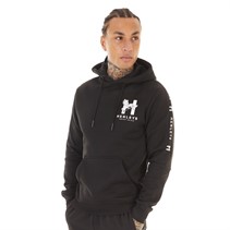 Henleys Mens Tapehen Hoodie Black