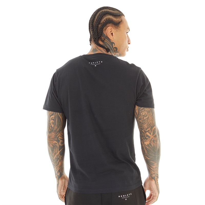 Henleys Mens Classhen T-Shirt Black
