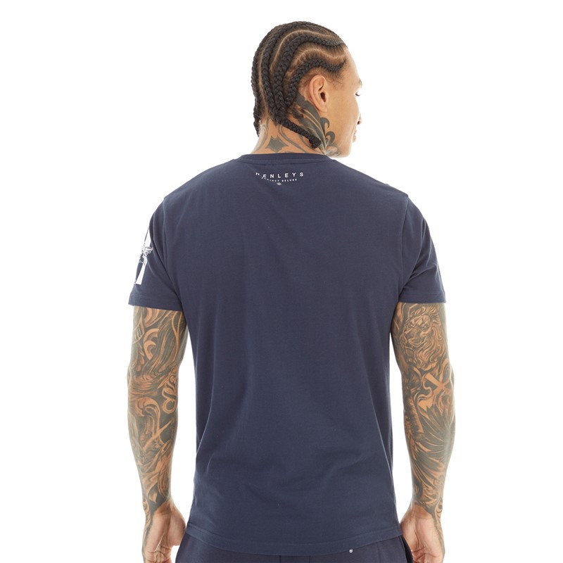 Henleys Mens Hentyme T-Shirt Navy