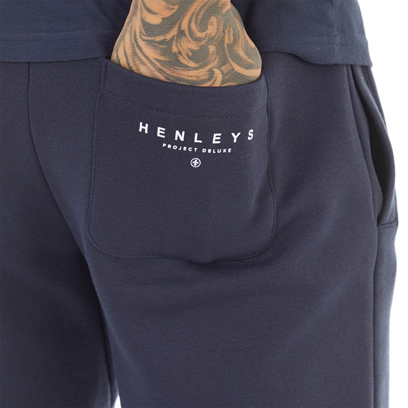 Henleys Mens Classhen Joggers Navy