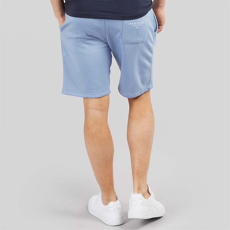 Henleys Mens Metafone Jog Shorts Steel Blue
