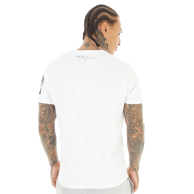 Henleys Mens Hentyme T-Shirt White