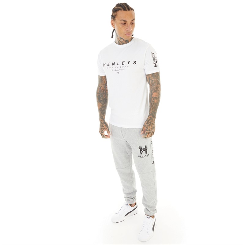 Henleys Mens Hentyme T-Shirt White