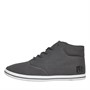 Henleys Herren Bevan High Canvas Pumps Anthrazit Grau