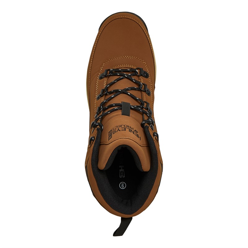 Henleys Mens Travis Boots Dark Tan