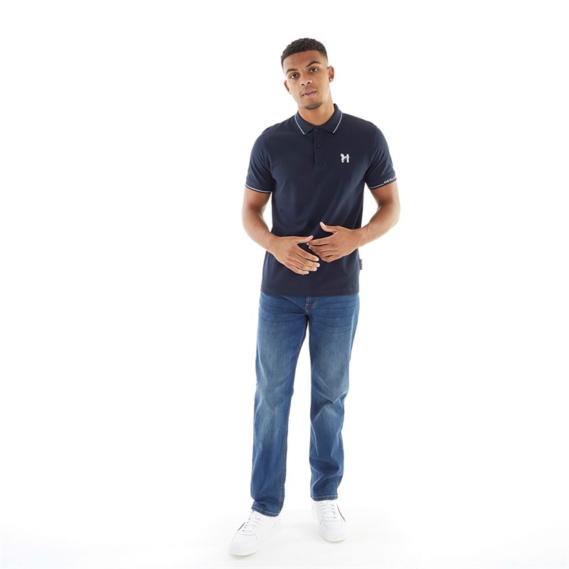 Henleys Mens Hentyme Polo Navy