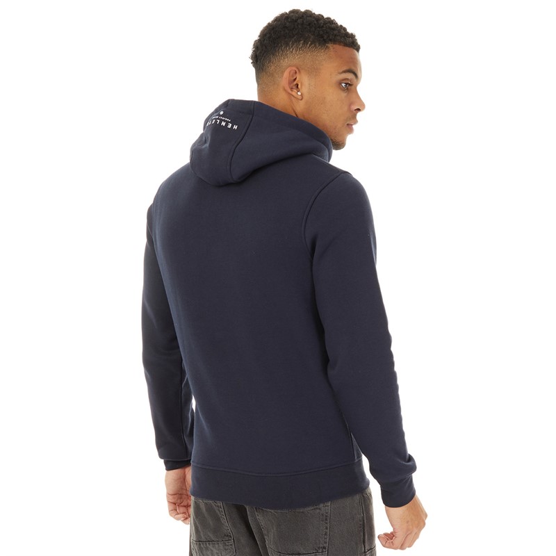 Henleys Mens Kilhen Hoodie Navy