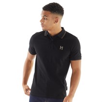 Henleys Mens Henflare Polo Black