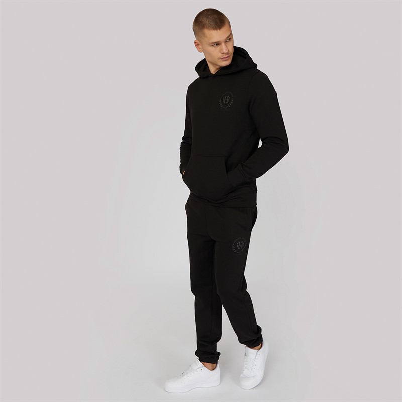 Henleys Mens Alston Joggers Black