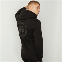 Henleys Mens Alston Hoodie Black