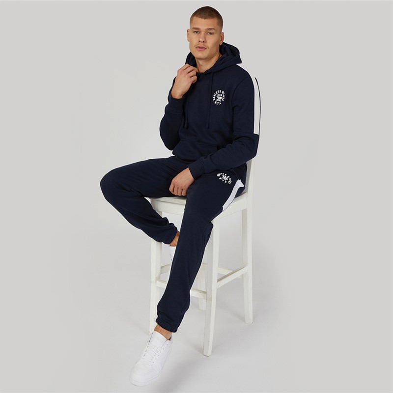 Henleys Mens Clayer Joggers Navy