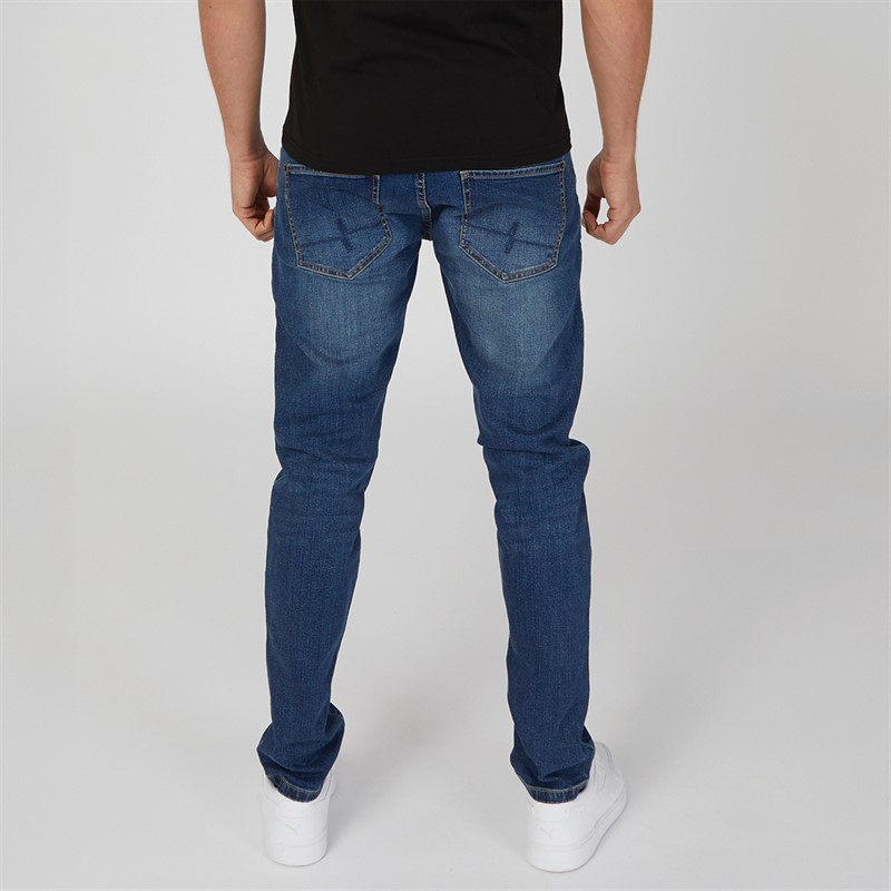 Henleys Mens Mayhen Slim Jean Stone Wash