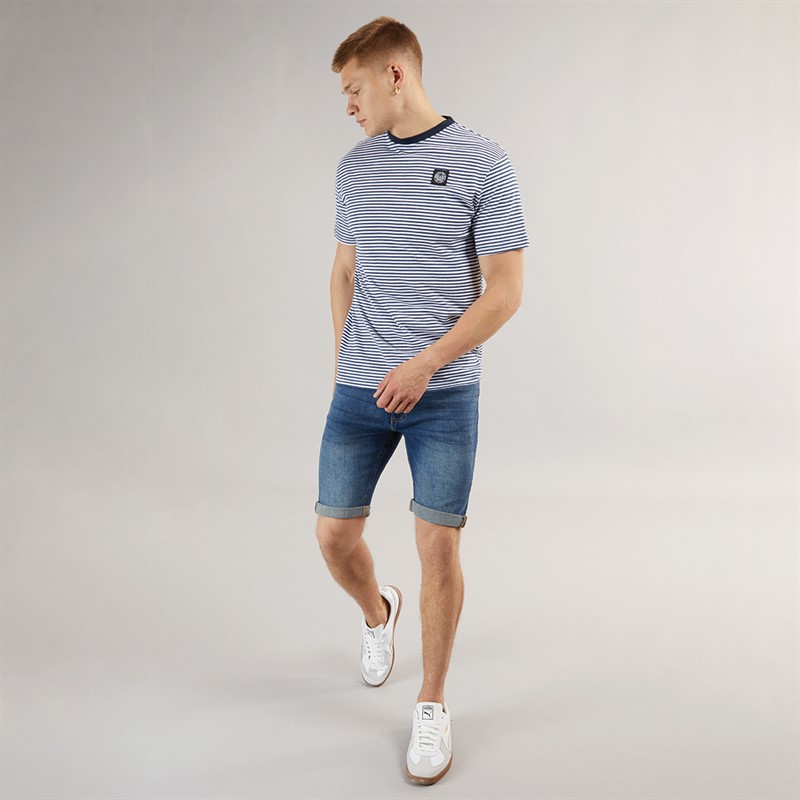 Henleys Mens Henbrett Stripe T-Shirt Striped