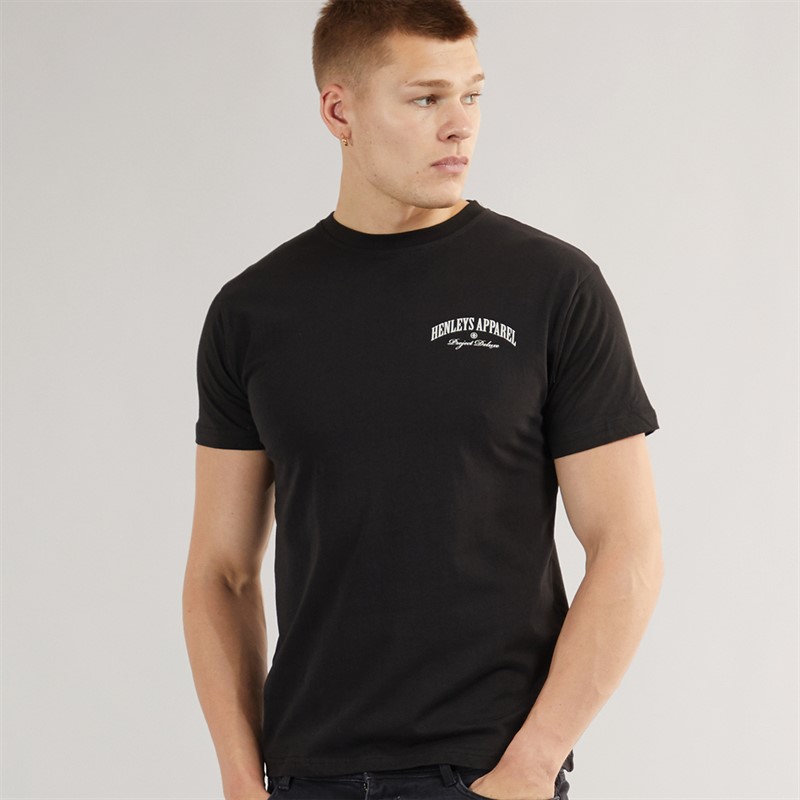 Henleys Mens Henwing T-Shirt Black