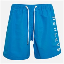 Henleys Mens Henybold Swim Shorts Blue