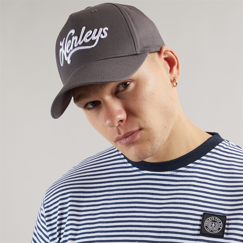 Henleys Mens Colhen Cap Charcoal - Size OS