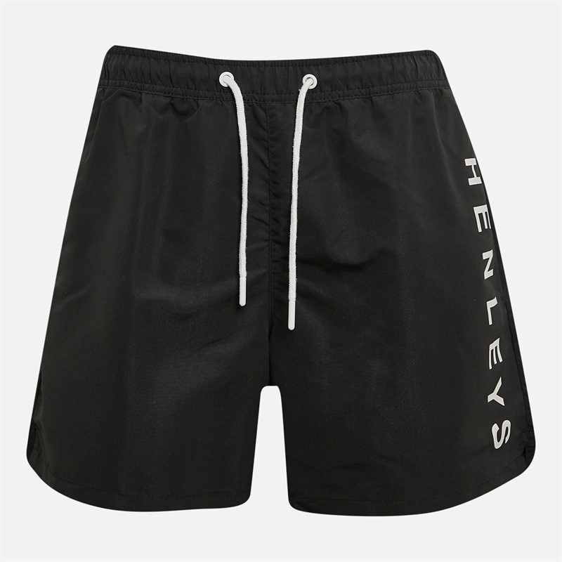 Henleys Mens Henybold Swim Shorts Black - Size XL
