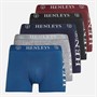Henleys Mens Kelmack Five Pack Boxers Multi