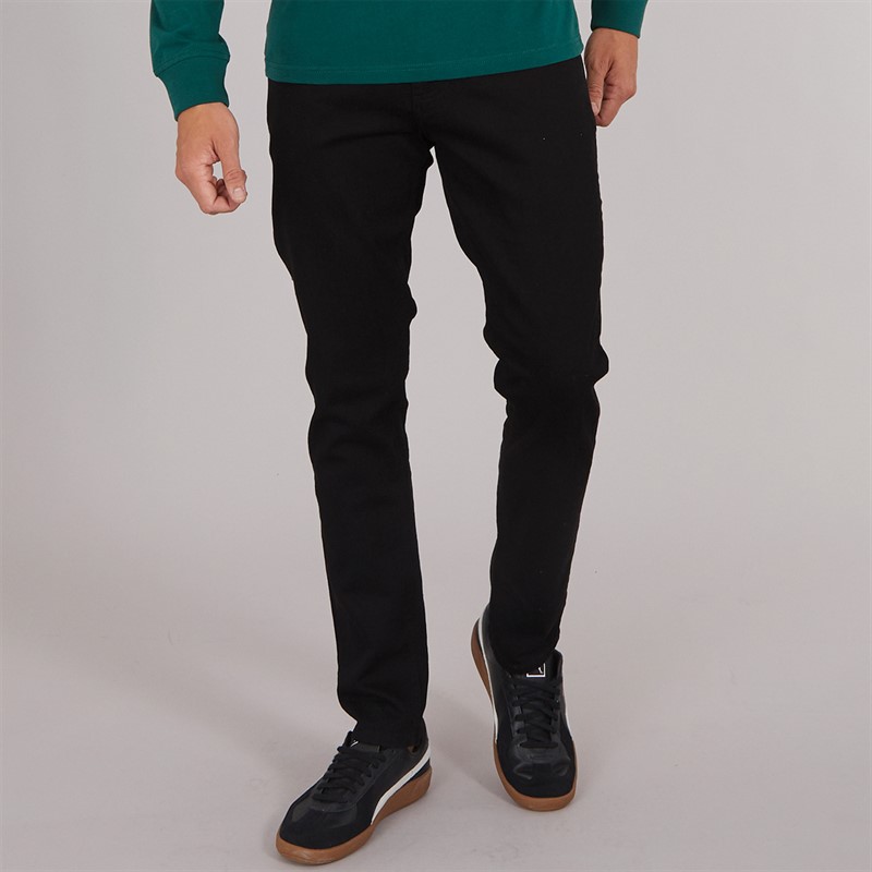 Henleys Mens Mayhen Slim Jeans Black - Size 30/30