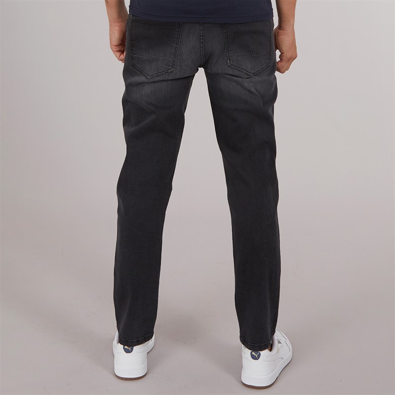 Henleys Mens Craze Comfort Jeans Charcoal