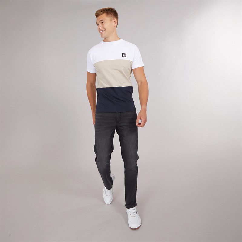 Henleys Mens Craze Comfort Jeans Charcoal