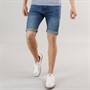 Henleys Mens Flex Denim Shorts Stone Wash