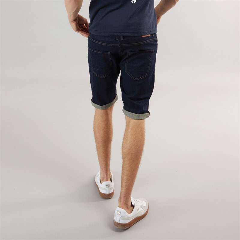 Henleys Mens Flex Denim Shorts Raw
