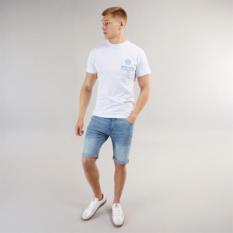 Henleys Mens Henstamp T-Shirt White