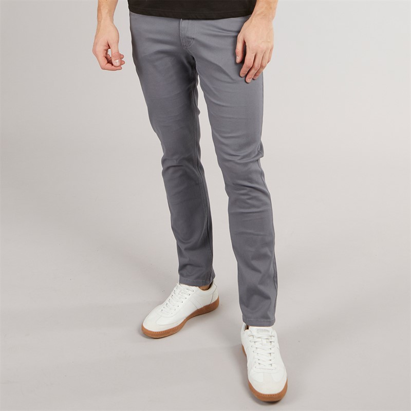 Henleys Mens Edition Chinos Grey