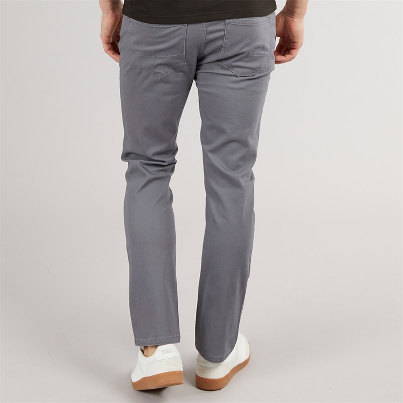Henleys Mens Edition Chinos Grey
