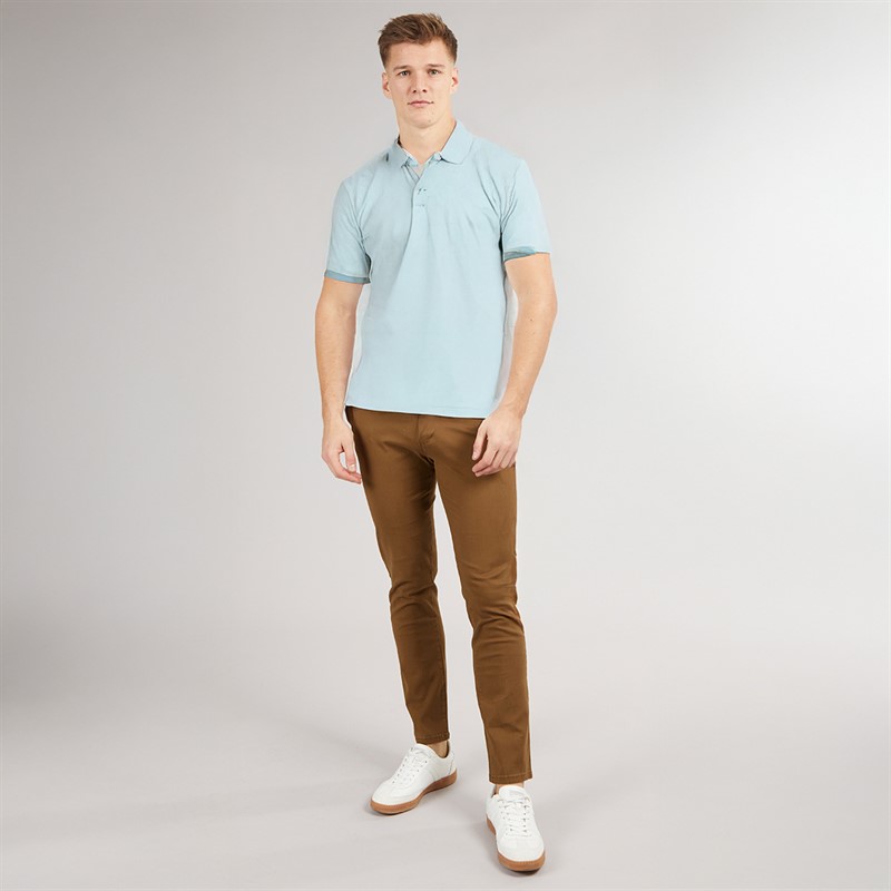 Henleys Mens Visit Chinos Tan