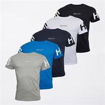 Henleys Mens Hensleeve Five Pack T-Shirts Assorted