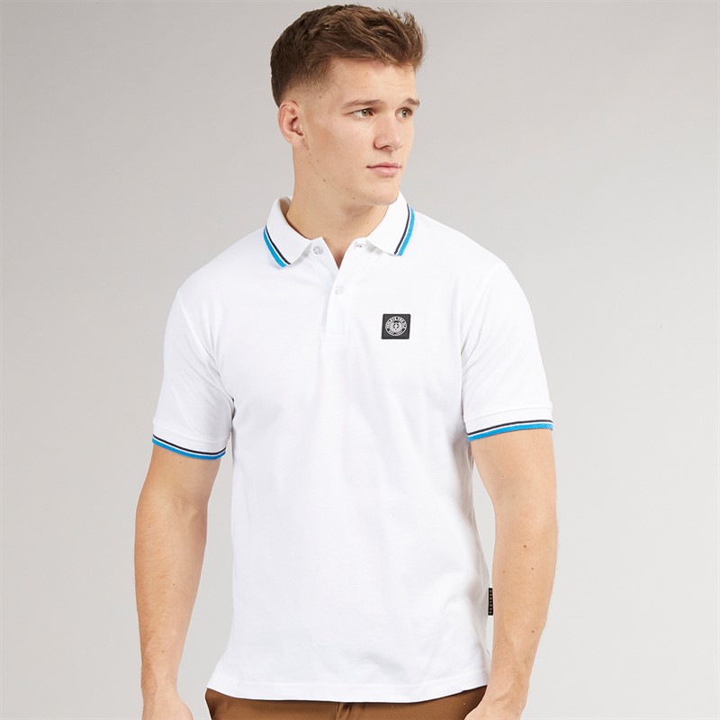 Henleys Mens Henalpha Polo Shirt White