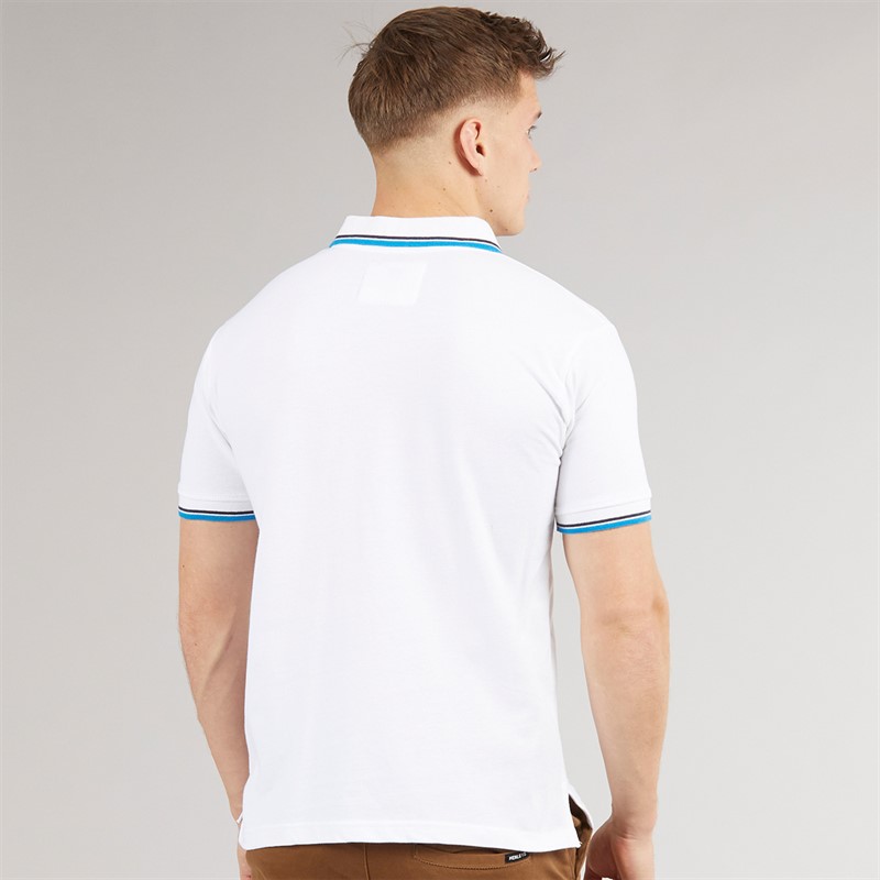 Henleys Mens Henalpha Polo Shirt White