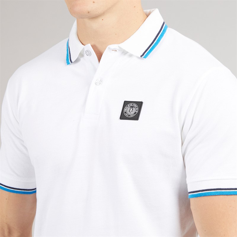 Henleys Mens Henalpha Polo Shirt White