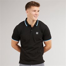 Henleys Mens Henalpha Polo Shirt Black