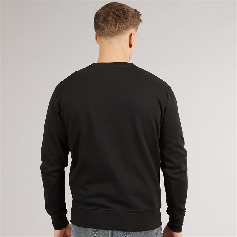Henleys Mens Henbank Sweatshirt Black