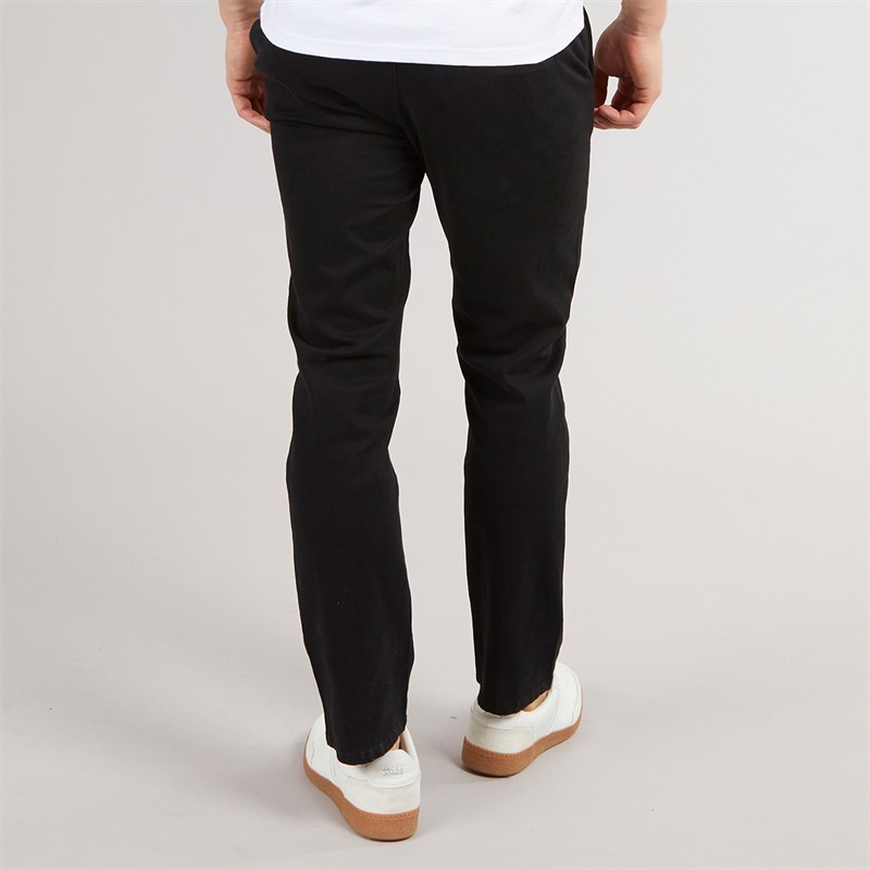 Henleys Mens Visit Chinos Black