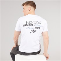 Henleys Mens Hentitled T-Shirt White