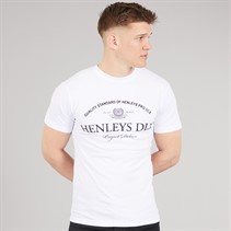 Henleys Mens Henclose T-Shirt White