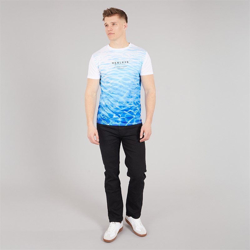 Henleys Mens Henpool T-Shirt Blue