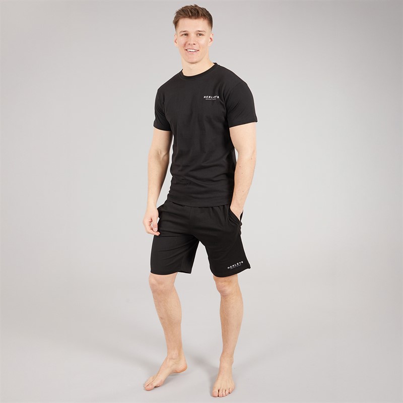 Henleys Mens Henrycore Lounge Set Black