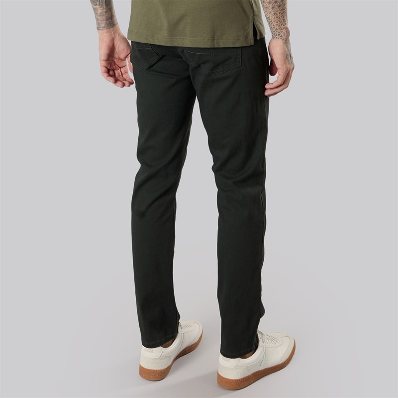 Henleys Mens Edition Five Pocket Chinos Khaki