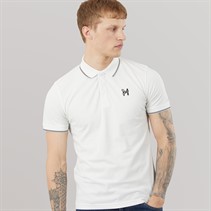 Henleys Mens Moorehen Polo Shirt White
